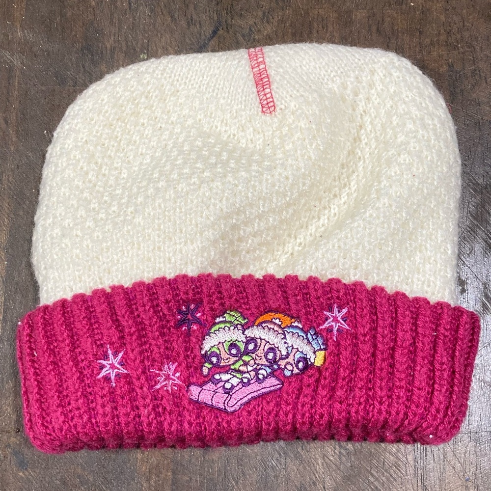 Rare VINTAGE Y2K Power Puff Girls Kids Beanie Hat